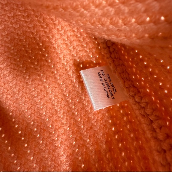 Pearl by Lela Rose Sleeveless Turtleneck Sweater Pink 100% Wool Size Medium - Picture 5 of 8